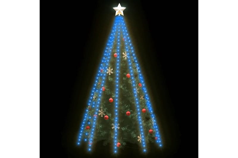 Nettlys for juletre med 400 LED blå 400 cm - Blå - Innredning - Julepynt & helgedekorasjon - Julepynt & juledekorasjon
