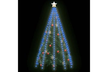 Nettlys for jultre med 250 LED blå 250 cm - Blå - Innredning - Julepynt & helgedekorasjon - Julepynt & juledekorasjon