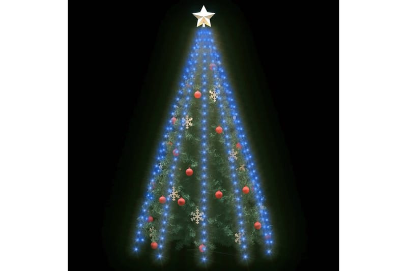 Nettlys for jultre med 300 LED blå 300 cm - Blå - Innredning - Julepynt & helgedekorasjon - Julepynt & juledekorasjon