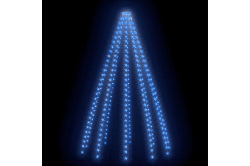 Nettlys for jultre med 300 LED blå 300 cm - Blå - Julepynt & juledekorasjon - Juletrepynt & julekuler
