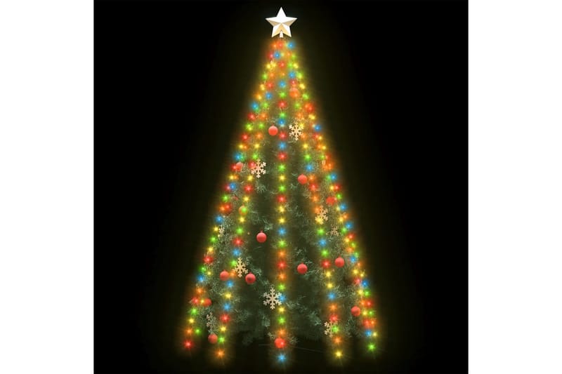 Nettlys for jultre med 300 LED flerfarget 300 cm - Flerfarget - Innredning - Julepynt & helgedekorasjon - Julepynt & juledekorasjon