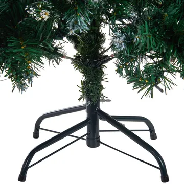 Palomar Liten Plastgran 120 cm med Belysning - Grønn/Svart - Innredning - Julepynt & helgedekorasjon - Julepynt & juledekorasjon - Plastjuletre