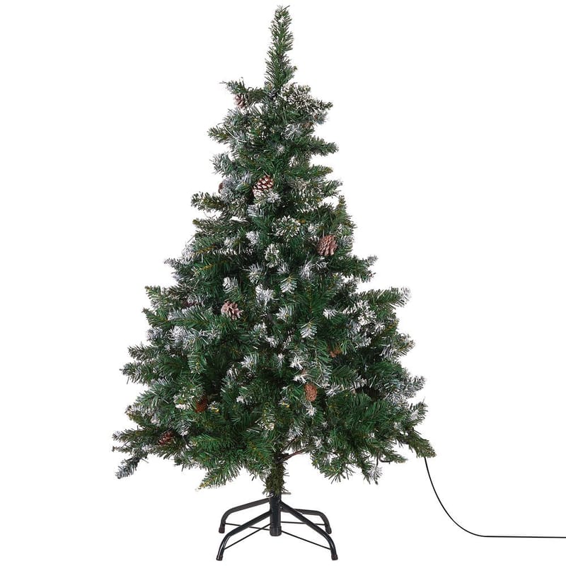 Palomar Liten Plastgran 120 cm med Belysning - Grønn/Svart - Innredning - Julepynt & helgedekorasjon - Julepynt & juledekorasjon - Plastjuletre