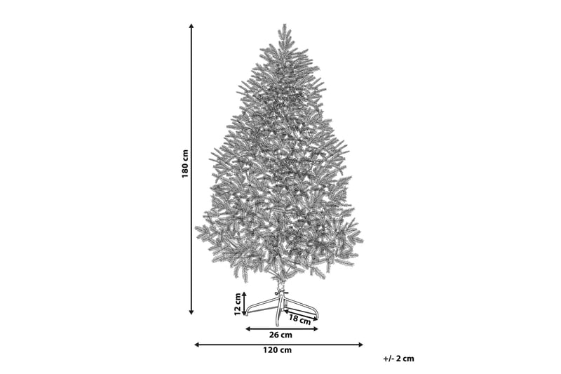 Chaker Juletre 180 cm - Hvit - Innredning - Julepynt & helgedekorasjon - Julepynt & juledekorasjon - Plastjuletre