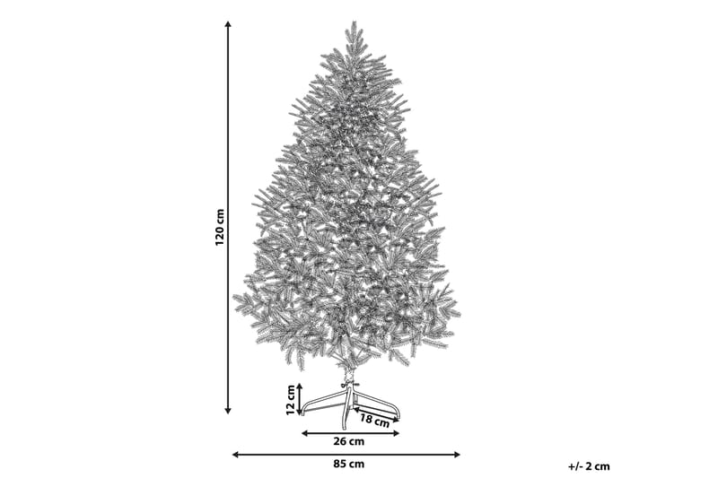 Chaker Liten Plastgran 120 cm - Hvit - Innredning - Julepynt & helgedekorasjon - Julepynt & juledekorasjon - Plastjuletre