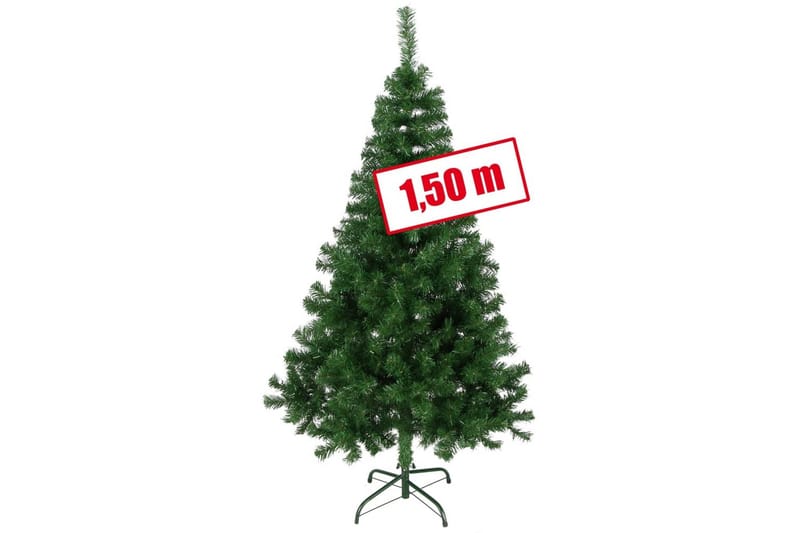 HI Juletre med metallstativ grønn 150 cm - Plastjuletre