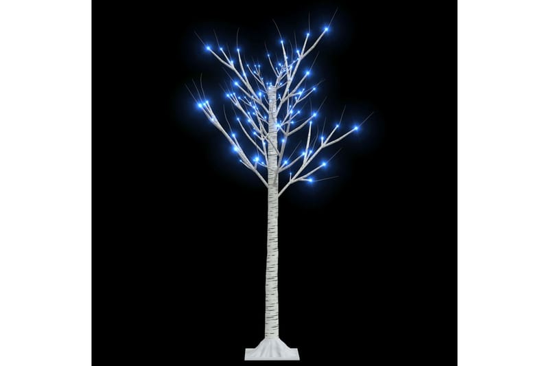 Juletre 120 LED-dioder blå silje innendørs og utendørst 1,2m - Plastjuletre
