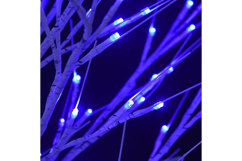 Juletre 120 LED-dioder blå silje innendørs og utendørst 1,2m - Plastjuletre
