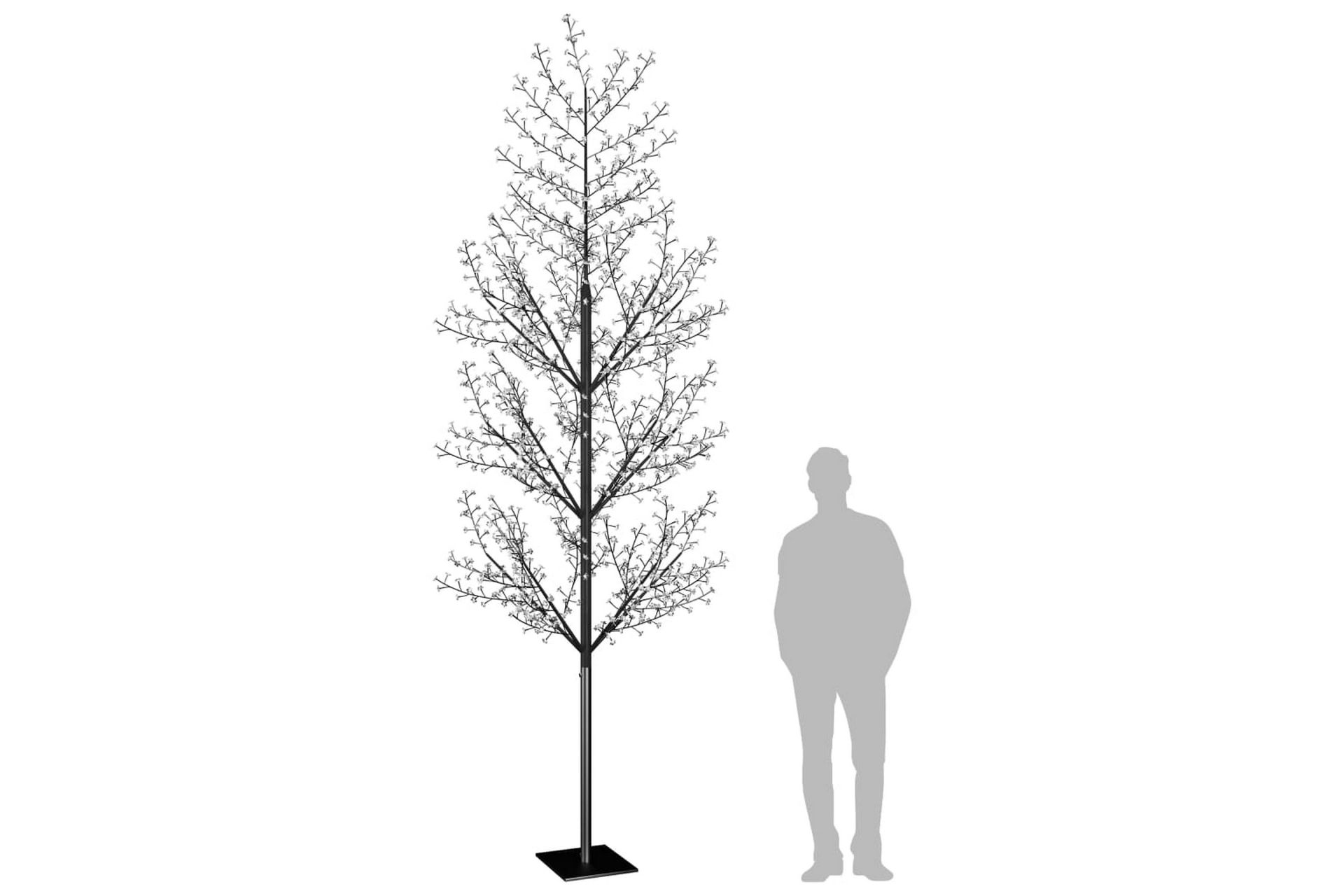 Juletre 1200 lysdioder blått lys kirsebærblomst 400 cm - Innredning - Julepynt & helgedekorasjon - Julepynt & juledekorasjon - Plastjuletre