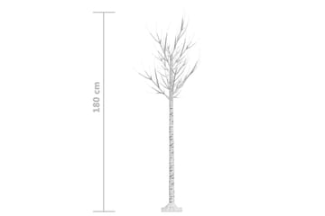 Juletre 180 LED 1,8m varmhvit silje innendørs og utendørs - Innredning - Julepynt & helgedekorasjon - Julepynt & juledekorasjon - Plastjuletre
