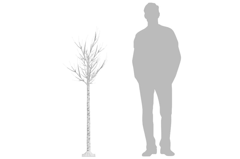 Juletre 180 LED-dioder silje innendørs og utendørst 1,8m - Innredning - Julepynt & helgedekorasjon - Julepynt & juledekorasjon - Plastjuletre