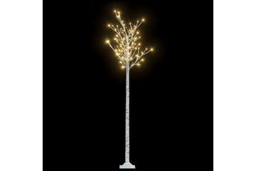 Juletre 200 LED 2,2m varmhvit silje innendørs og utendørs - Innredning - Julepynt & helgedekorasjon - Julepynt & juledekorasjon - Plastjuletre