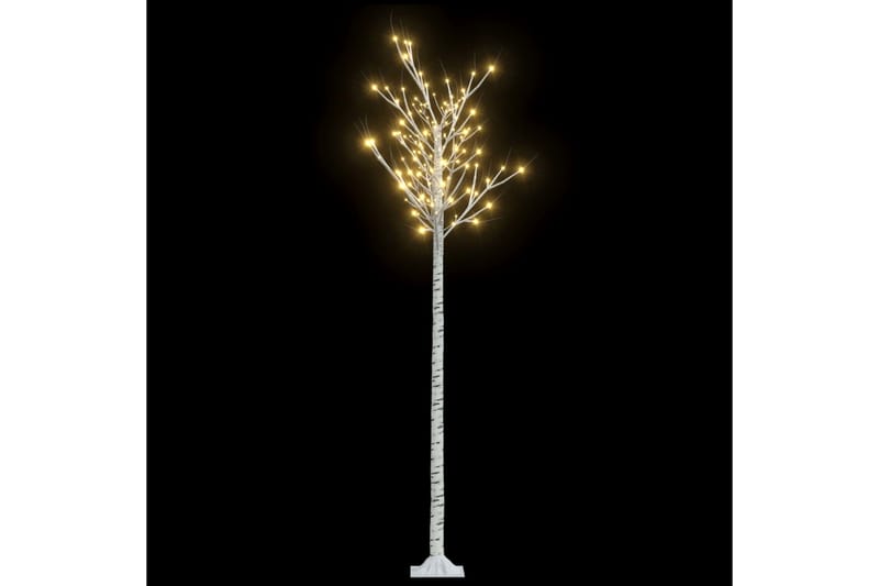 Juletre 200 LED 2,2m varmhvit silje innendørs og utendørs - Innredning - Julepynt & helgedekorasjon - Julepynt & juledekorasjon - Plastjuletre