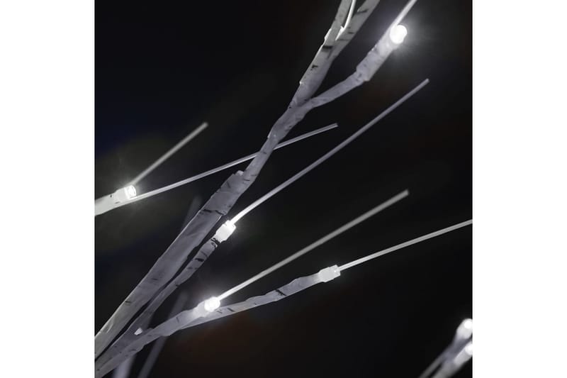 Juletre 200 LED-dioder silje innendørs & utendørst 2,2m - Plastjuletre