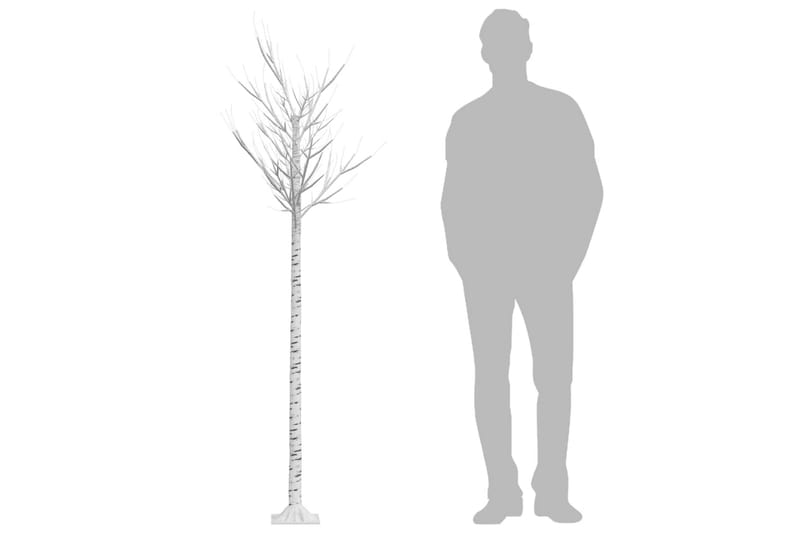 Juletre 200 LED-dioder silje innendørs & utendørst 2,2m - Innredning - Julepynt & helgedekorasjon - Julepynt & juledekorasjon - Plastjuletre