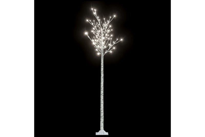 Juletre 200 LED-dioder silje innendørs & utendørst 2,2m - Plastjuletre