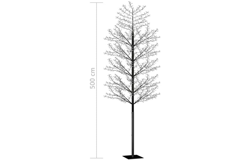 Juletre 2000 lysdioder blått lys kirsebærblomst 500 cm - Innredning - Julepynt & helgedekorasjon - Julepynt & juledekorasjon - Plastjuletre