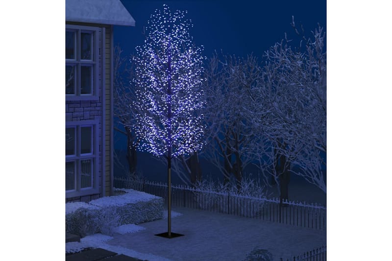 Juletre 2000 lysdioder blått lys kirsebærblomst 500 cm - Innredning - Julepynt & helgedekorasjon - Julepynt & juledekorasjon - Plastjuletre