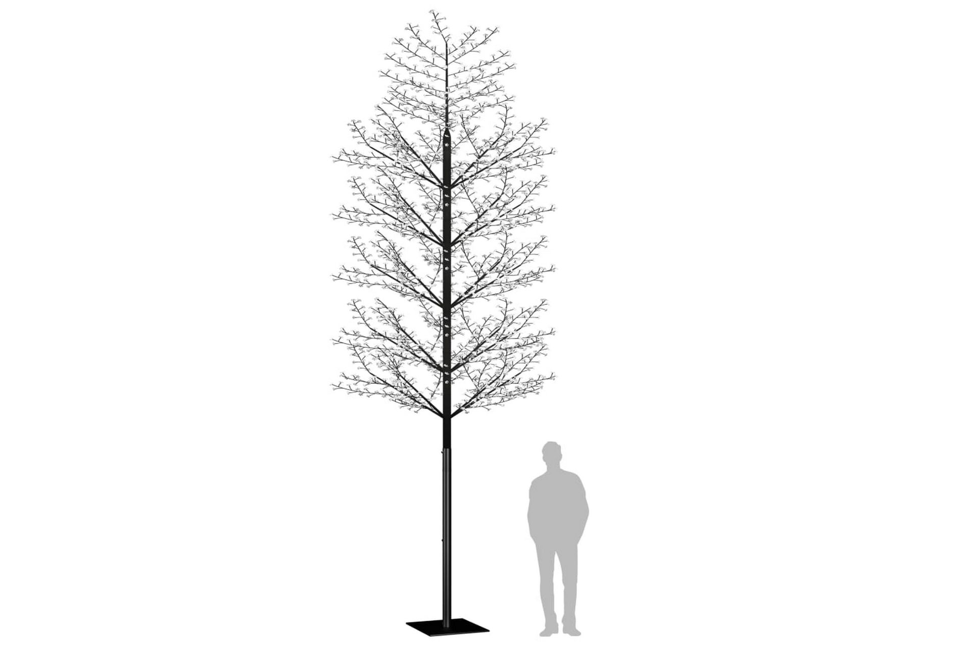 Juletre 2000 lysdioder blått lys kirsebærblomst 500 cm - Innredning - Julepynt & helgedekorasjon - Julepynt & juledekorasjon - Plastjuletre