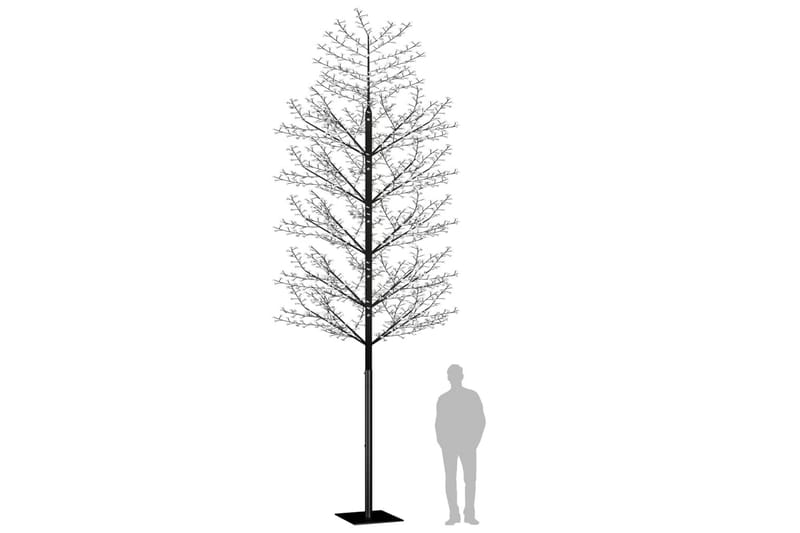 Juletre 2000 lysdioder blått lys kirsebærblomst 500 cm - Innredning - Julepynt & helgedekorasjon - Julepynt & juledekorasjon - Plastjuletre