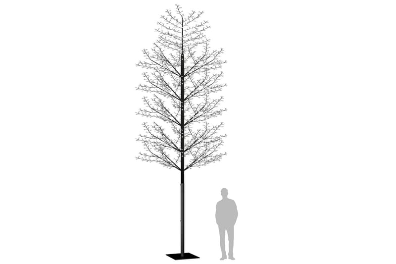 Juletre 2000 lysdioder kaldhvitt lys kirsebærblomst 500 cm - Innredning - Julepynt & helgedekorasjon - Julepynt & juledekorasjon - Plastjuletre