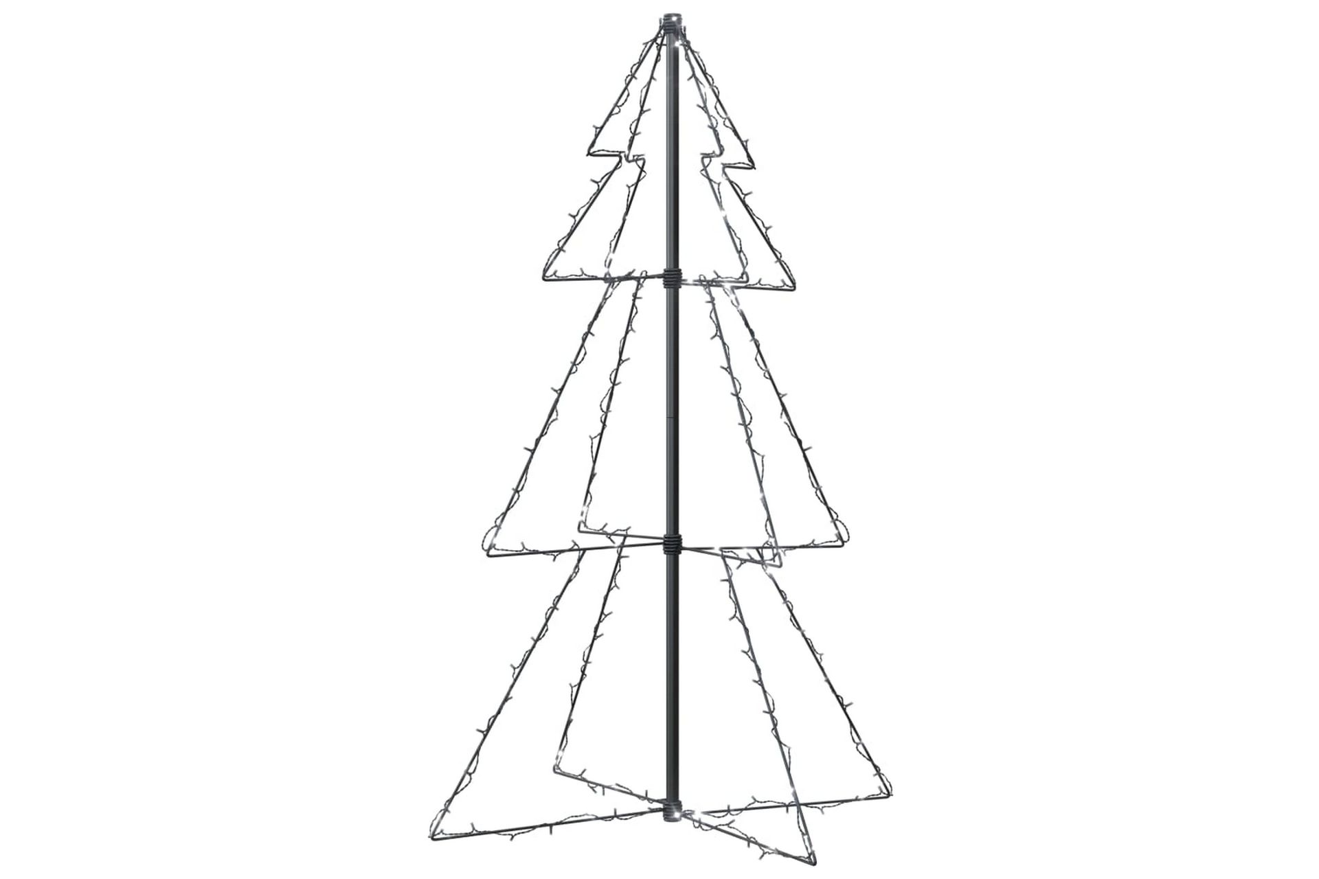 Juletre kjegle 160 LED innendørs og utendørs 78x120 cm - Innredning - Julepynt & helgedekorasjon - Julepynt & juledekorasjon - Plastjuletre