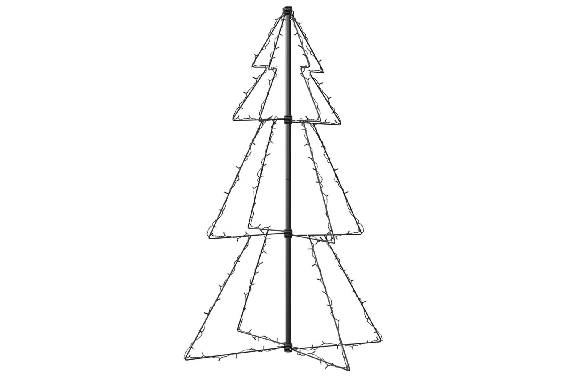 Juletre kjegle 160 LED innendørs og utendørs 78x120 cm - Innredning - Julepynt & helgedekorasjon - Julepynt & juledekorasjon - Plastjuletre
