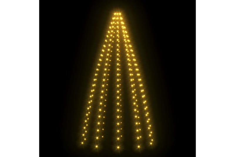 Juletre lysnett med 250 lysdioder IP44 250 cm - Plastjuletre