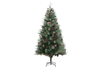 Juletre med kongler grønn 225 cm PVC og PE - Innredning - Julepynt & helgedekorasjon - Julepynt & juledekorasjon - Plastjuletre