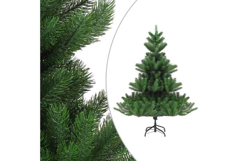 Nordmann kunstig juletre med LED og kulesett gran 120 cm - Plastjuletre