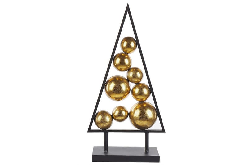 Prydnadsfigur Beliani Ranua Black||GOLD - Innredning - Julepynt & helgedekorasjon - Julepynt & juledekorasjon