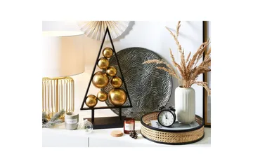 Prydnadsfigur Beliani Ranua Black||GOLD - Innredning - Julepynt & helgedekorasjon - Julepynt & juledekorasjon