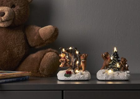 Tedville innendørsdekorasjon 10 cm - flerfarget - Innredning - Julepynt & helgedekorasjon - Julepynt & juledekorasjon - Juleengel & julefigur