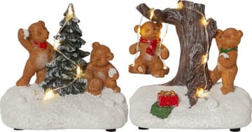 Tedville innendørsdekorasjon 10 cm - flerfarget - Innredning - Julepynt & helgedekorasjon - Julepynt & juledekorasjon - Juleengel & julefigur