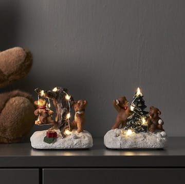 Tedville innendørsdekorasjon 10 cm - flerfarget - Innredning - Julepynt & helgedekorasjon - Julepynt & juledekorasjon - Juleengel & julefigur