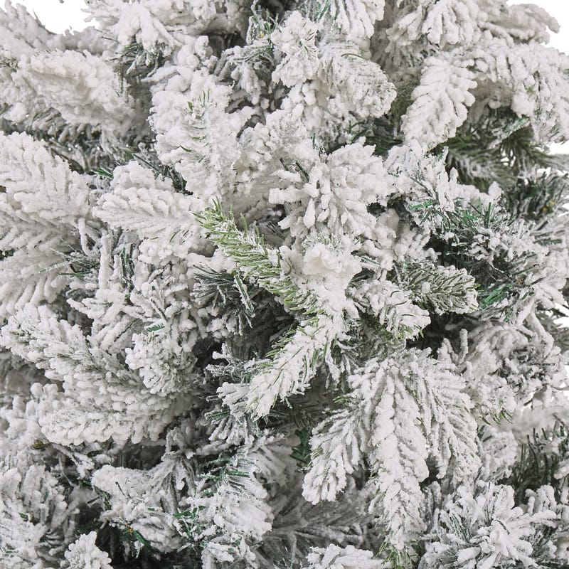 Tomichi Liten Snøete Plastgran 120 cm - Hvit/Svart/Grønn - Innredning - Julepynt & helgedekorasjon - Julepynt & juledekorasjon - Plastjuletre