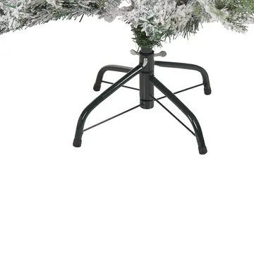 Tomichi Liten Snøete Plastgran 120 cm - Hvit/Svart/Grønn - Innredning - Julepynt & helgedekorasjon - Julepynt & juledekorasjon - Plastjuletre
