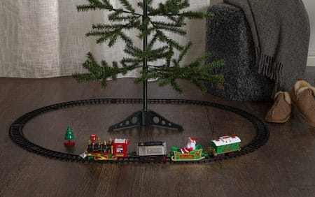 X-mas Train dekorativt sceneri 103 cm - Flerfarget - Innredning - Julepynt & helgedekorasjon - Julepynt & juledekorasjon - Juleengel & julefigur