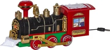 X-mas Train dekorativt sceneri 103 cm - Flerfarget - Innredning - Julepynt & helgedekorasjon - Julepynt & juledekorasjon - Juleengel & julefigur