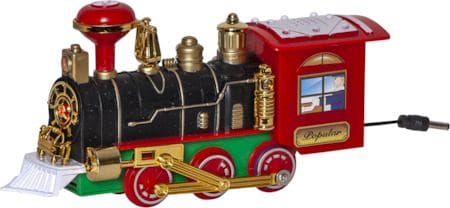 X-mas Train dekorativt sceneri 103 cm - Flerfarget - Innredning - Julepynt & helgedekorasjon - Julepynt & juledekorasjon - Juleengel & julefigur