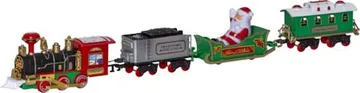 X-mas Train dekorativt sceneri 103 cm - Flerfarget - Innredning - Julepynt & helgedekorasjon - Julepynt & juledekorasjon - Juleengel & julefigur