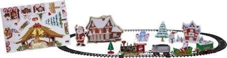 X-mas Train dekorativt sceneri 103 cm - Flerfarget - Innredning - Julepynt & helgedekorasjon - Julepynt & juledekorasjon - Juleengel & julefigur