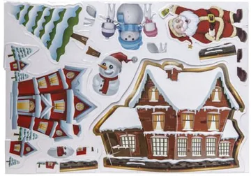 X-mas Train dekorativt sceneri 103 cm - Flerfarget - Innredning - Julepynt & helgedekorasjon - Julepynt & juledekorasjon - Juleengel & julefigur