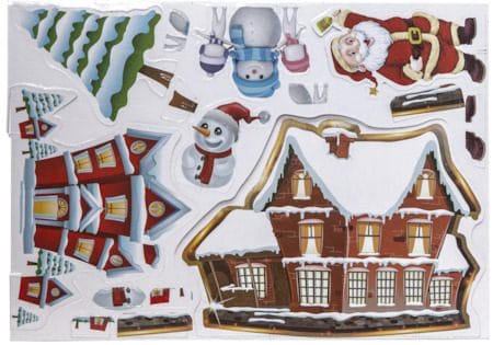 X-mas Train dekorativt sceneri 103 cm - Flerfarget - Innredning - Julepynt & helgedekorasjon - Julepynt & juledekorasjon - Juleengel & julefigur