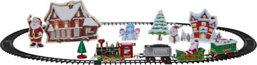 X-mas Train dekorativt sceneri 103 cm - Flerfarget - Innredning - Julepynt & helgedekorasjon - Julepynt & juledekorasjon - Juleengel & julefigur