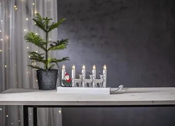 Julia lysestake 28 cm - flerfarget - Innredning - Julepynt & helgedekorasjon - Julepynt & juledekorasjon