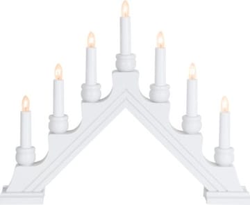 Karin lysestake 42 cm - hvit - Innredning - Julepynt & helgedekorasjon - Julepynt & juledekorasjon
