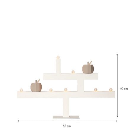 Kivik Lysestake 62 cm - hvit - Innredning - Julepynt & helgedekorasjon - Julepynt & juledekorasjon