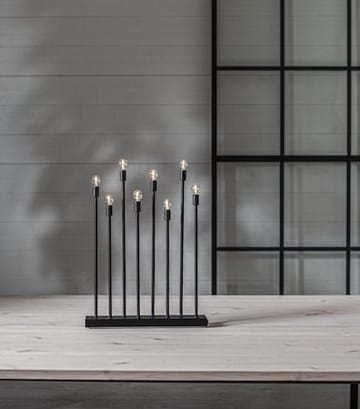 Ladda lysestake 29 cm - svart - Innredning - Julepynt & helgedekorasjon - Julepynt & juledekorasjon