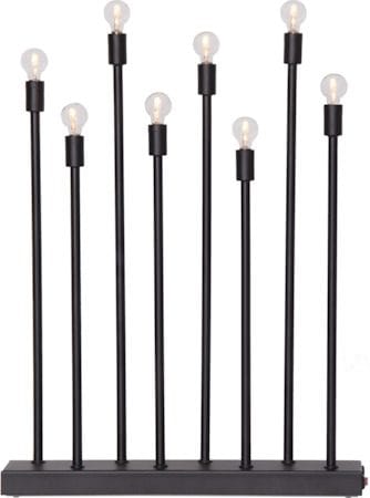 Ladda lysestake 29 cm, svart